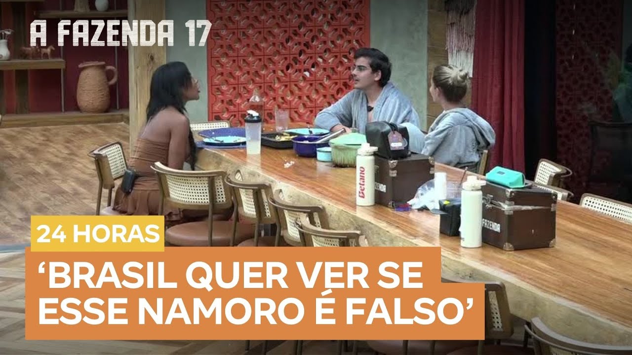 Carol desconfia do namoro entre Dudu e Saory: 'Relacionamento de conveniência' | A Fazenda 17