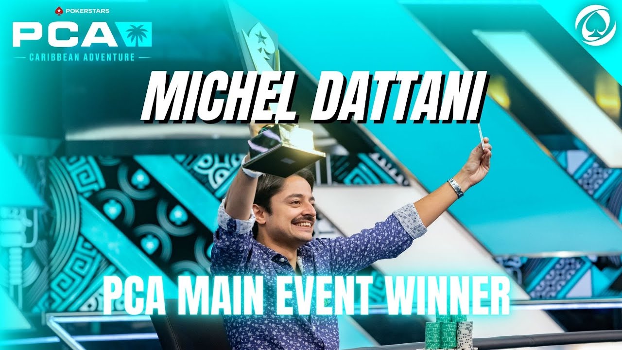 МИШЕЛЬ ДАТТАНИ &mdash; ПОБЕДИТЕЛЬ ГЛАВНОГО ТУРНИРА PCA! | PokerStars PCA 2023 | PokerNews