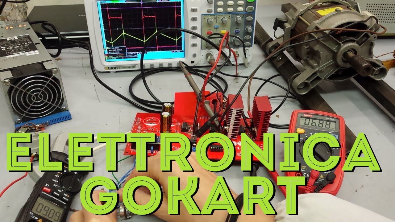 Elettronica Go Kart Elettrico con Motore di Lavatrice Costruire Convertitore Buck Boost - Fai Da Te