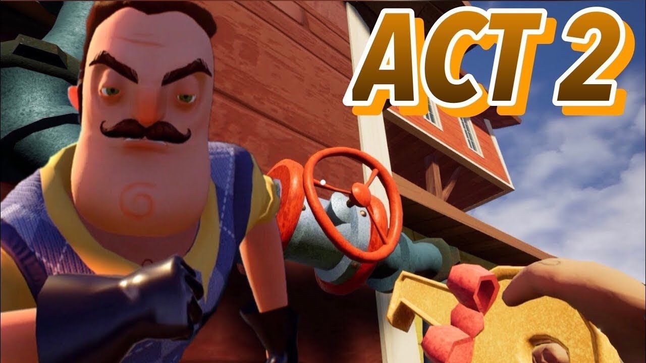 Playing HELLO NEIGHBOUR (ACT 2)