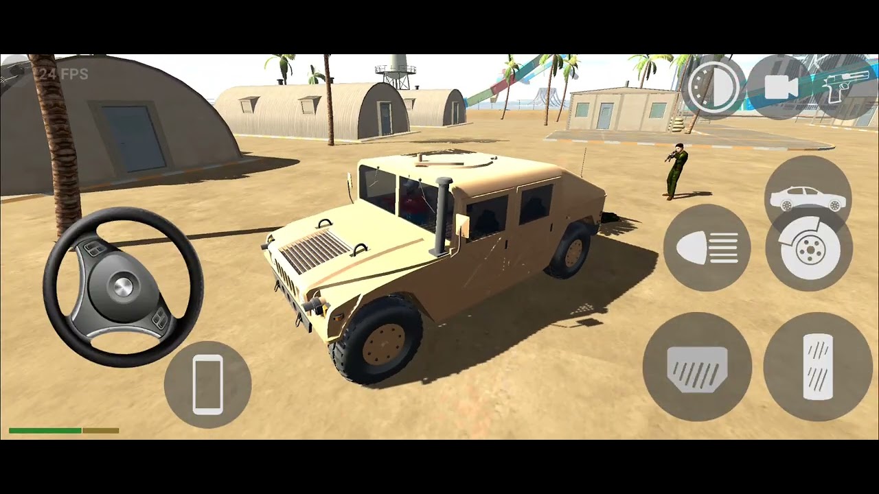 Franklin army indian bikes driving 3d game 