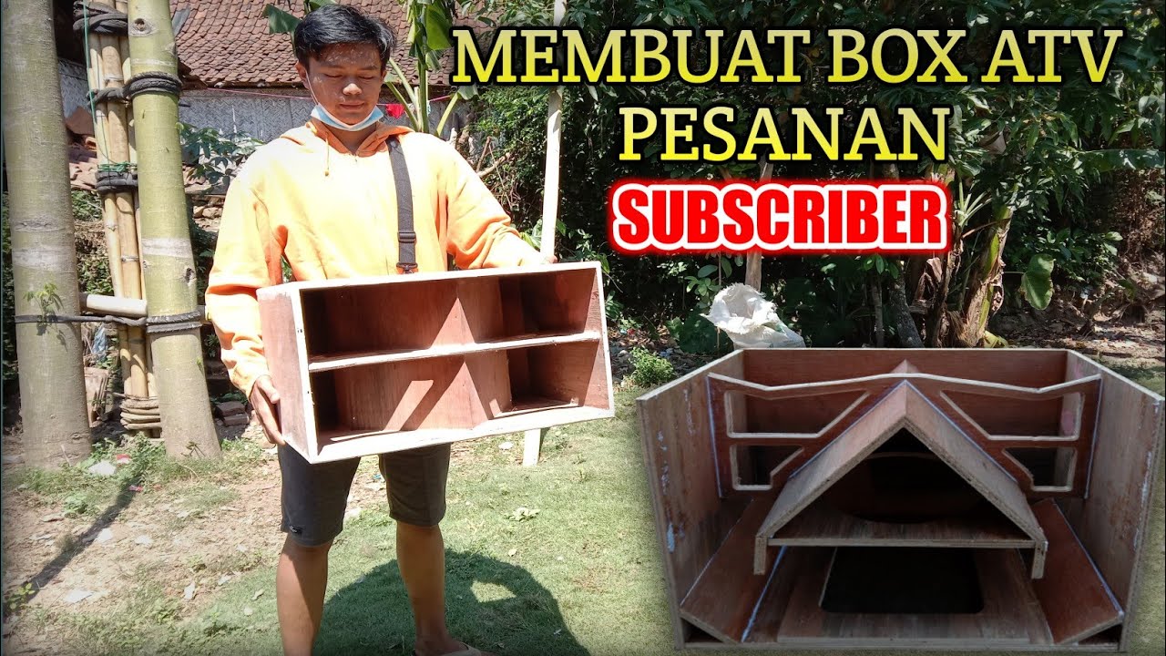 CARA MEMBUAT BOX ATV 10 INCH SINGGEL