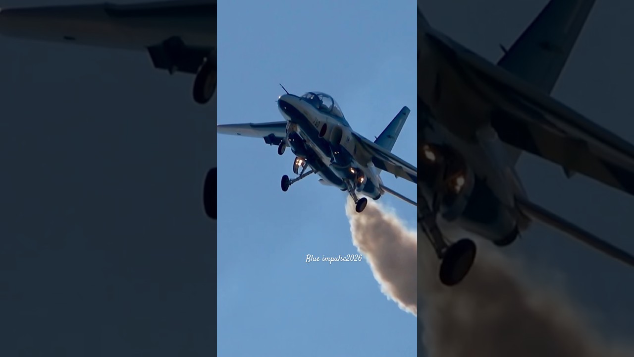 ブルーインパルスsmoke【JASDF松島基地】 #ブルーインパルス #Blue impulse #Air Self-Defense Force #松島基地 #shorts