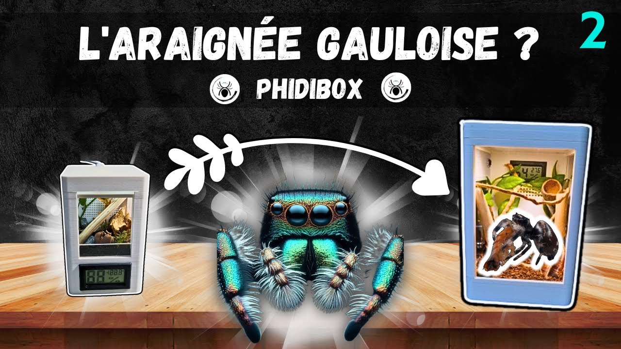 J'agrandis le lieu de vie de ma phidippus regius bahamas ( Vous savez les araignées mignonnes )