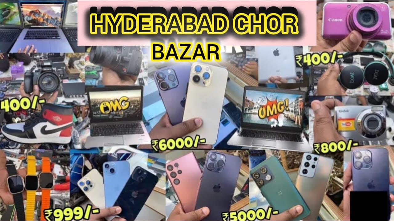 Hyderabad ka biggest chor bazaar |😱famous jummerat chor bazaar in Hyderabad | very cheap rate 😲