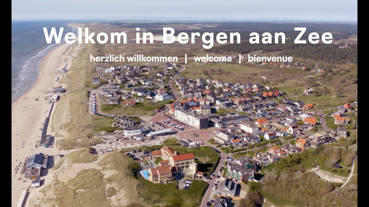 Bergen aan Zee gezien vanuit een drone