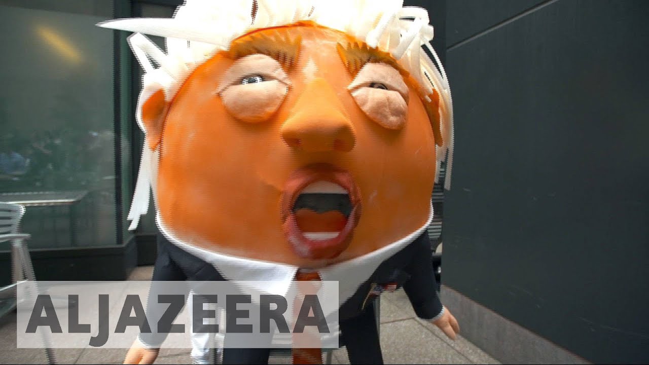 New York: Art used to protest Trump's policies
