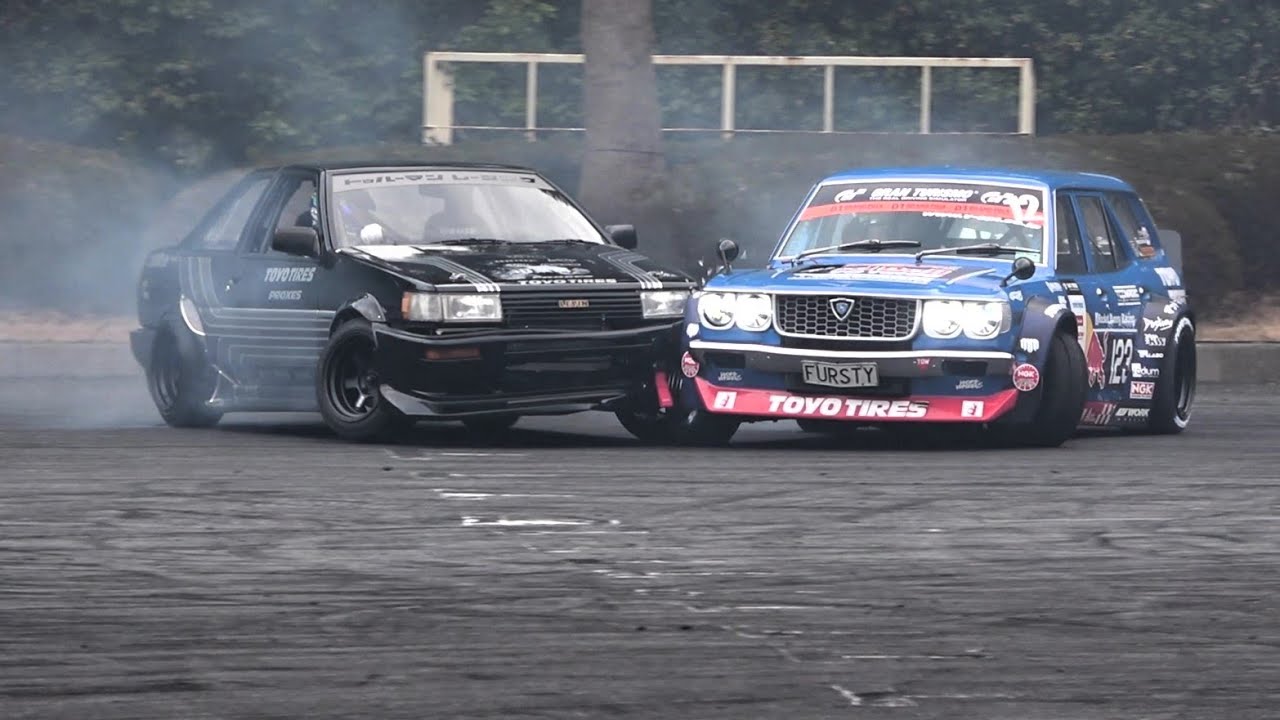 【単走追走】TEAM TOYO TIRES DRIFT デモラン2025 川畑真人選手 藤野秀之選手 松山北斗選手 マッドマイク選手 玉城詩菜選手 田野結希選手 堀野仁選手 東京オートサロン