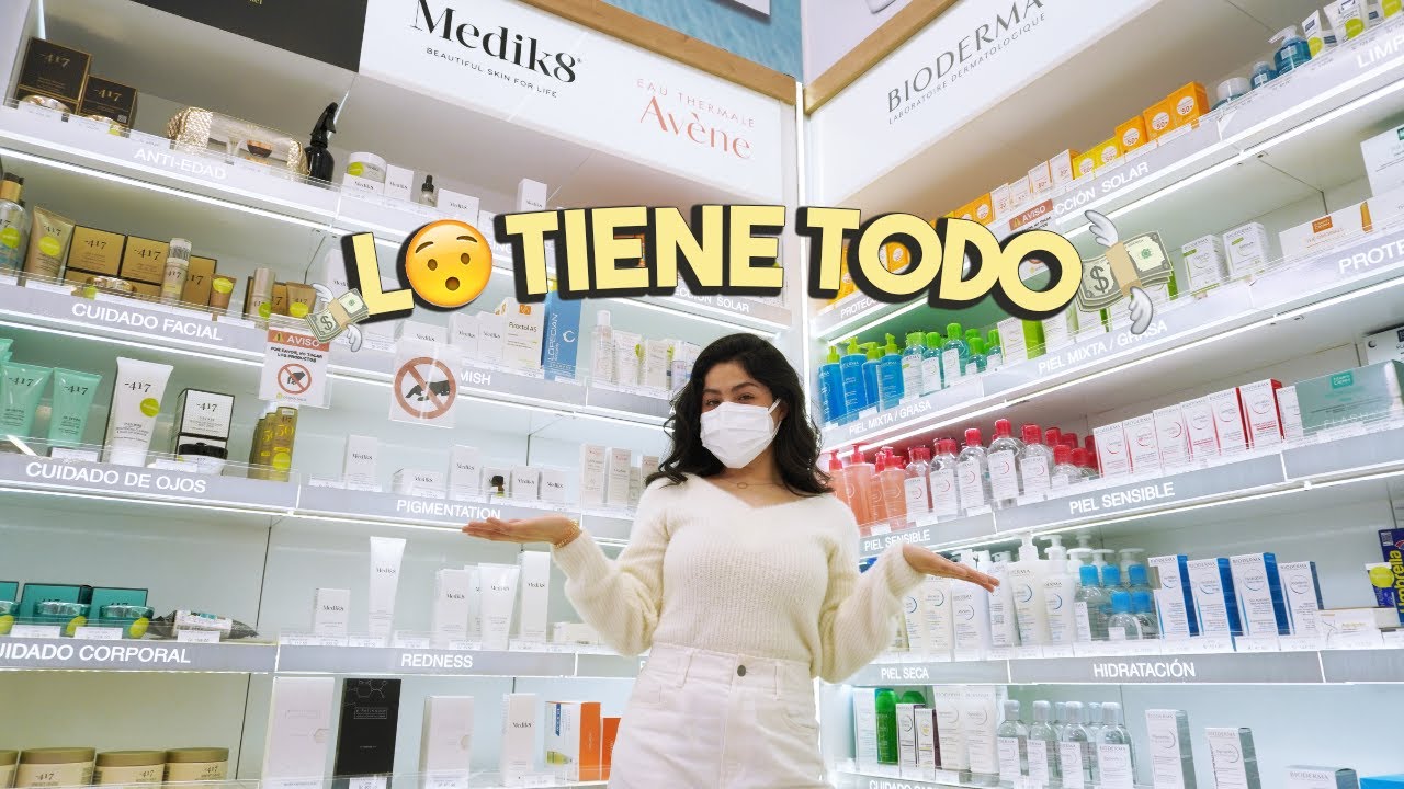 TIENEN MÁS DE 35 MARCAS! TOUR EN TIENDA DE SKIN CARE Dermashop | Evelynlugod