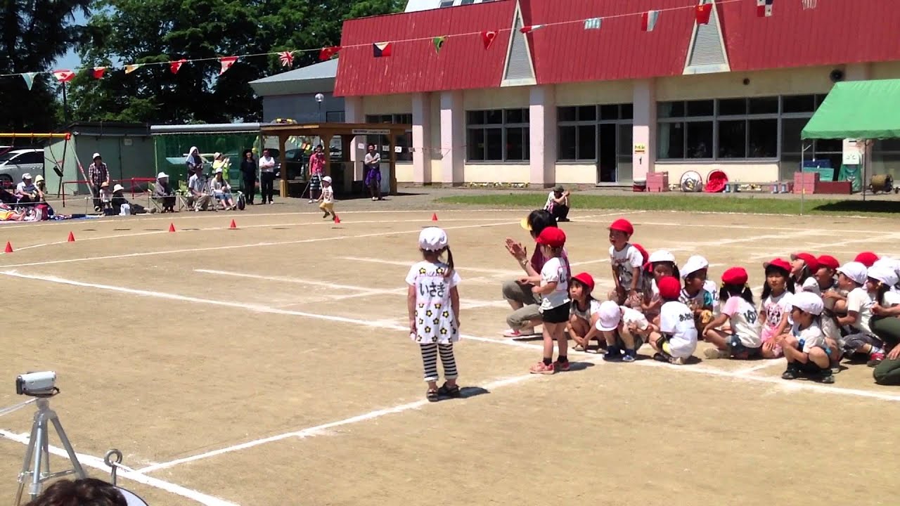 124　孫、幼稚園の運動会