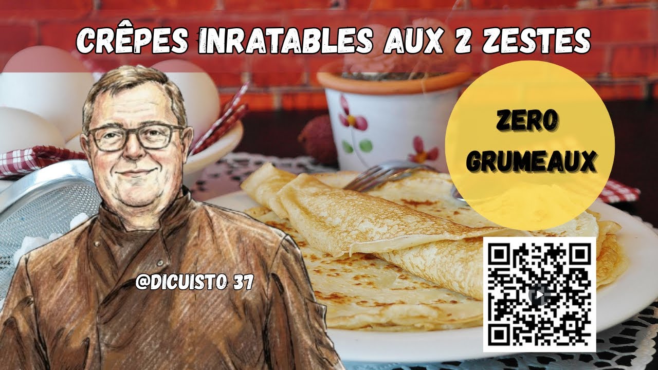 Recette de pâte à crêpes inratable et sans grumeaux