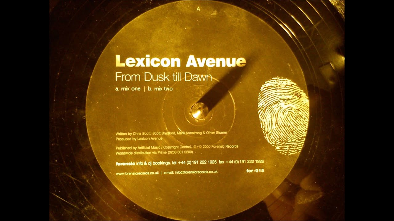 Lexicon Avenue - From dusk till dawn ( mix two )