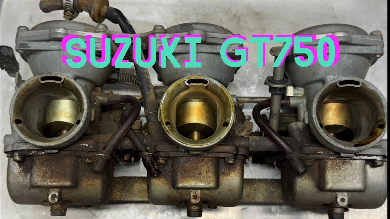 Карбюраторы Suzuki GT750, часть 1: разборка и восстановление