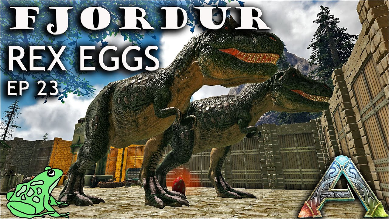 Разведение рексов — Ark Fjordur, эпизод 23 — геймплей Ark Survival Evolved