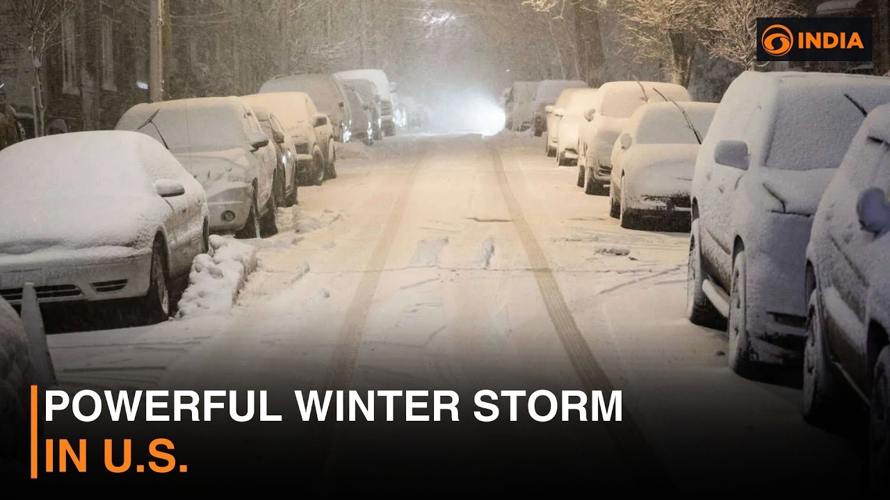 Powerful winter storm in U.S. and more news | DD India Newshour