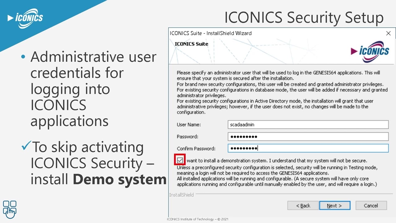 Step by Step of a Standard ICONICS Suite Installation