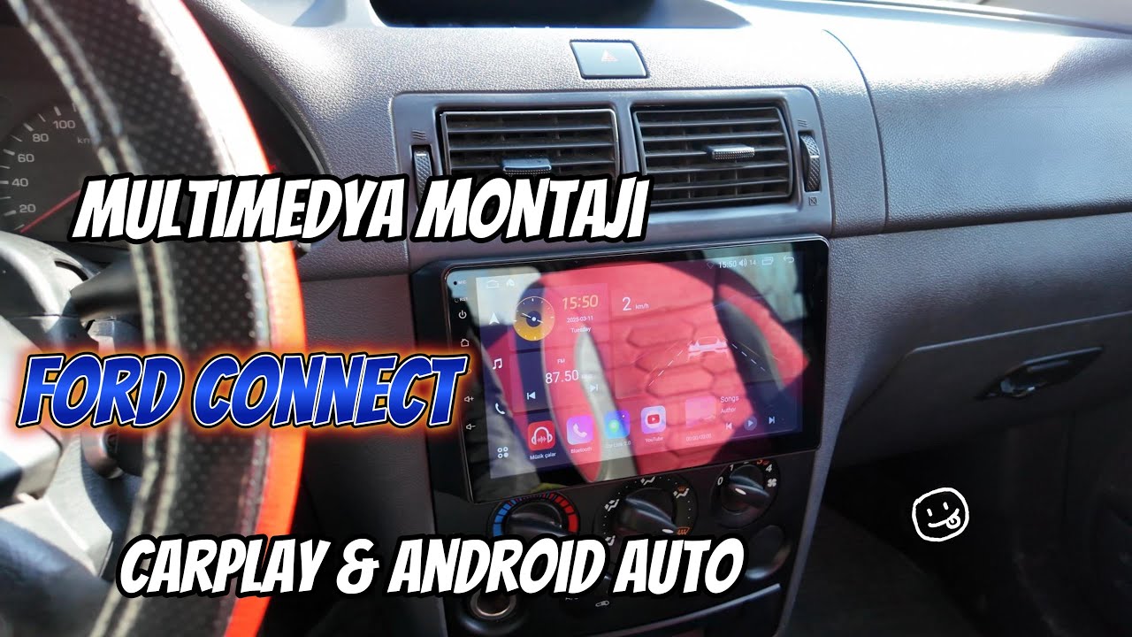 Ford Connect Multimedya Montajı | Teyp Çerçevesi Sökme | Carplay & Androidauto