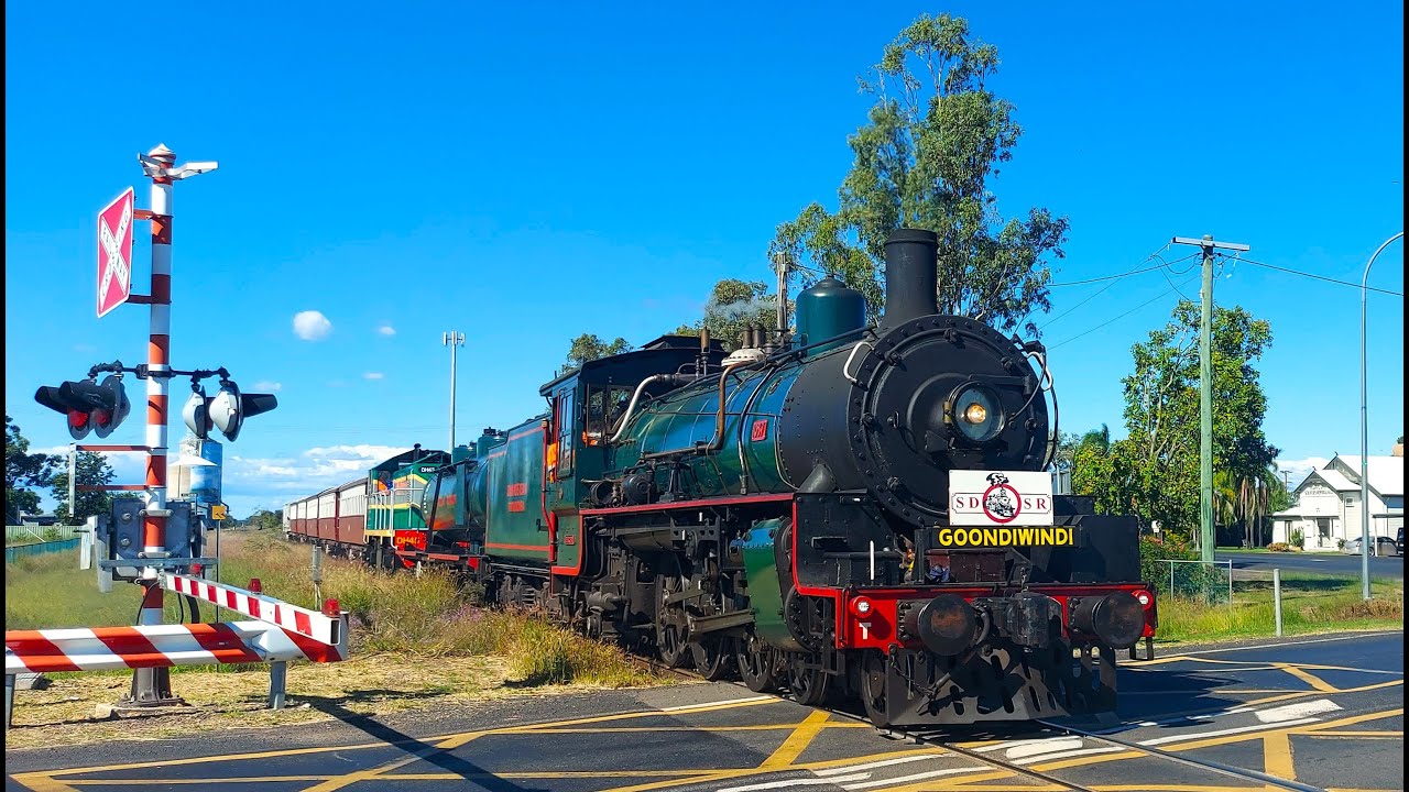 BB18 ¼ 1037 and DH45 - SDSR Steam Train to Goondiwindi - 11th & 12th April 2025