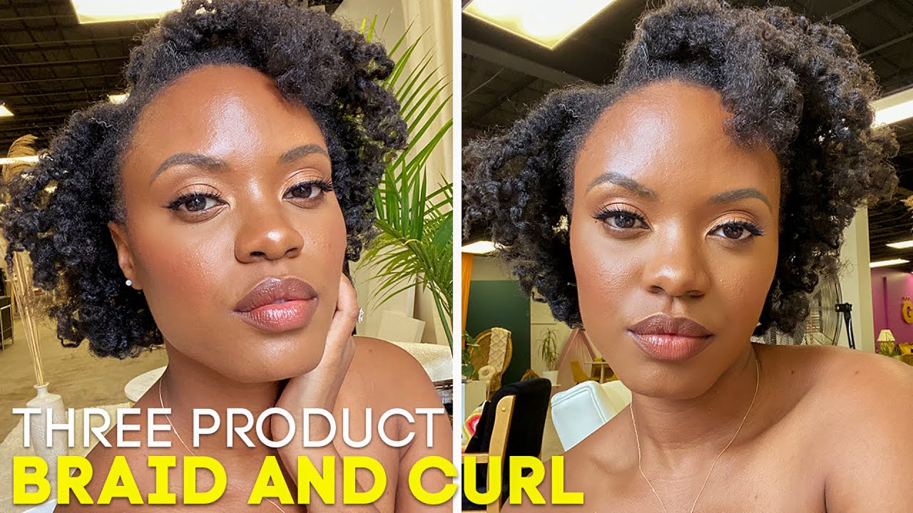 Girl I FINALLY tried The Doux Mousse Def and...😮 | Braid & Curl on 4C hair #30dayhairdetox