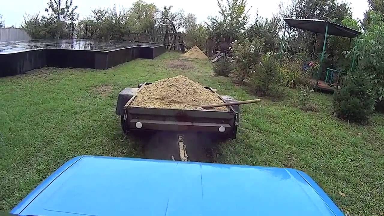 Задний ход с прицепом