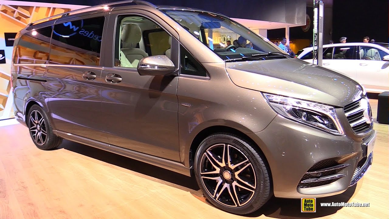 2017 Mercedes V250d - Exterior and Interior Walkaround - 2016 Paris Motor Show