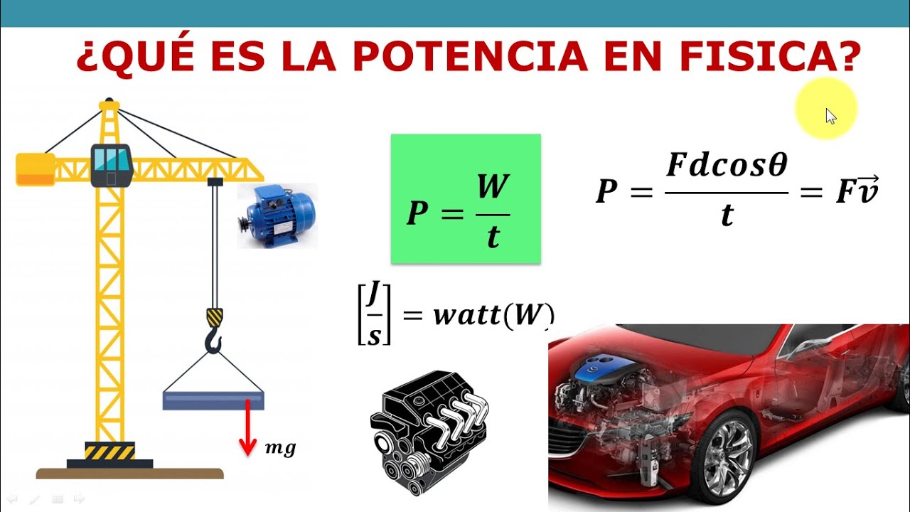 Qué es la Potencia Mecánica?