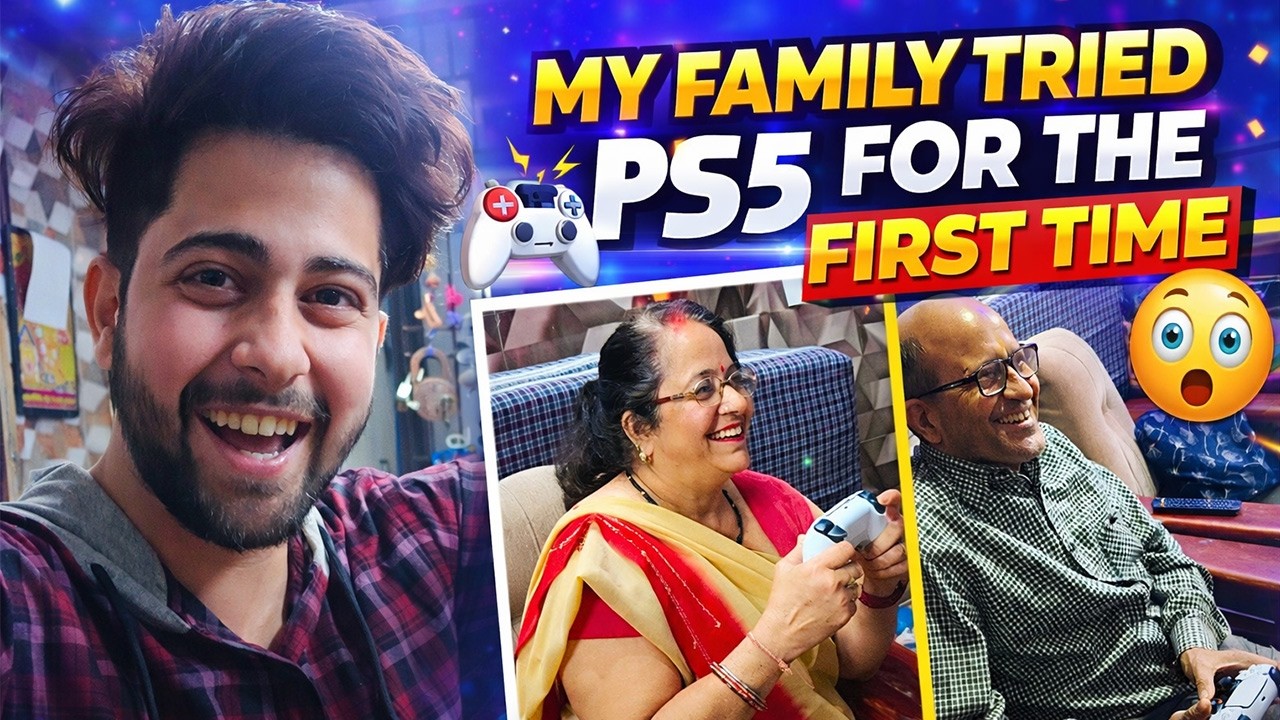 MY FAMILY TRIED PS5 FOR THE FIRST TIME! 😍 | PRATHAM VLOGS