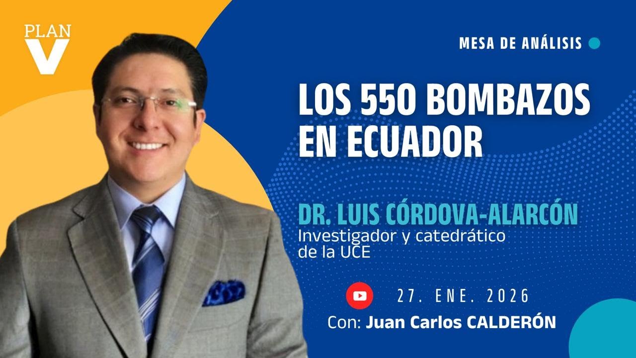550 bombazos en Ecuador