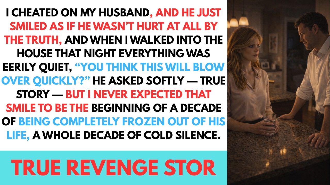 I Cheated on My Husband. He Smiled—And Froze Me Out for a Decade..❄️⏳