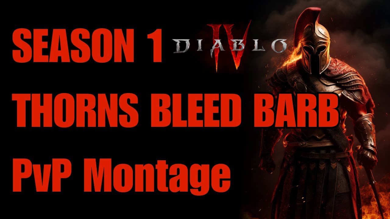 Diablo 4 PvP Montage: Epic Thorns Barb before lvl 100
