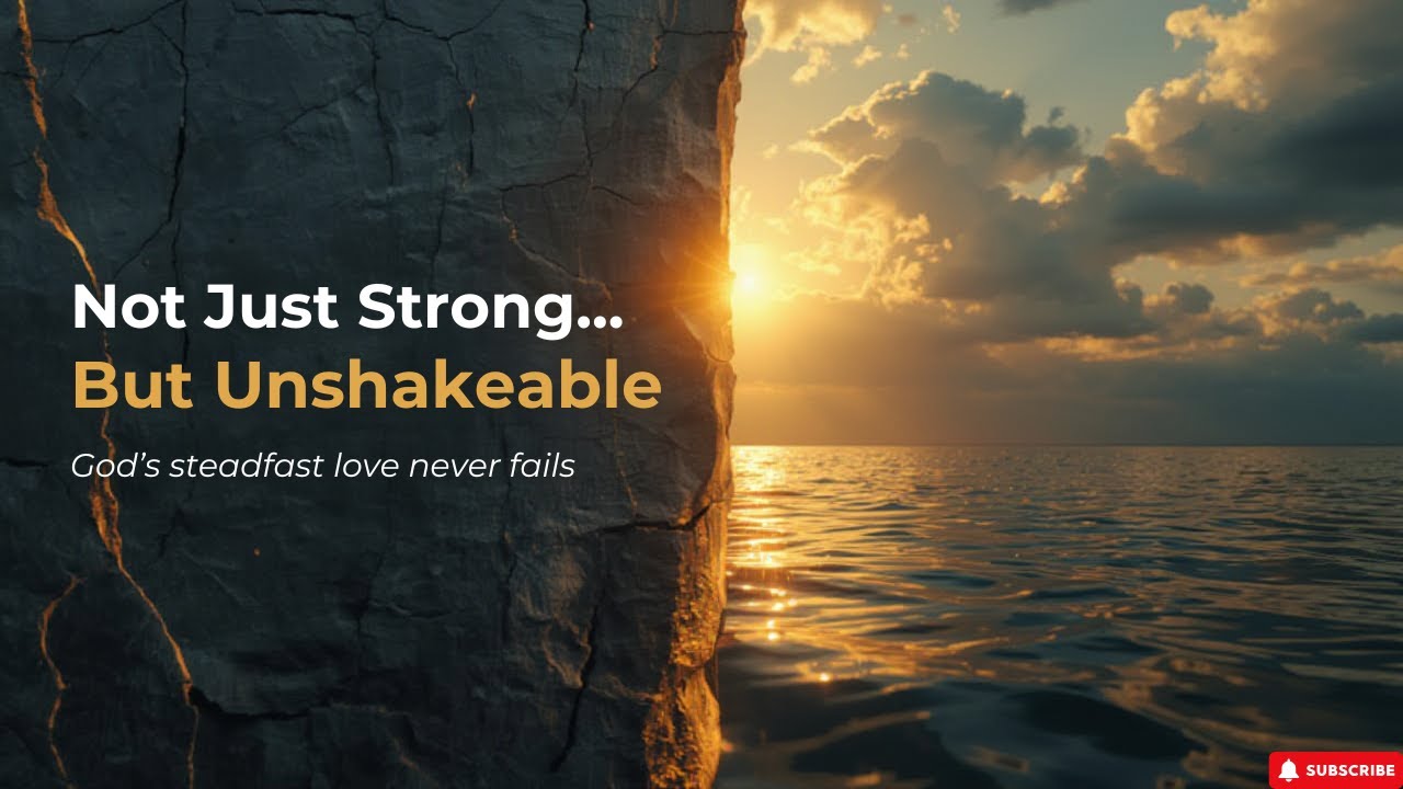 Not Just Strong But Unshakeable #thethoughtfortoday  #godinitiates  #restorationstory  #jesus