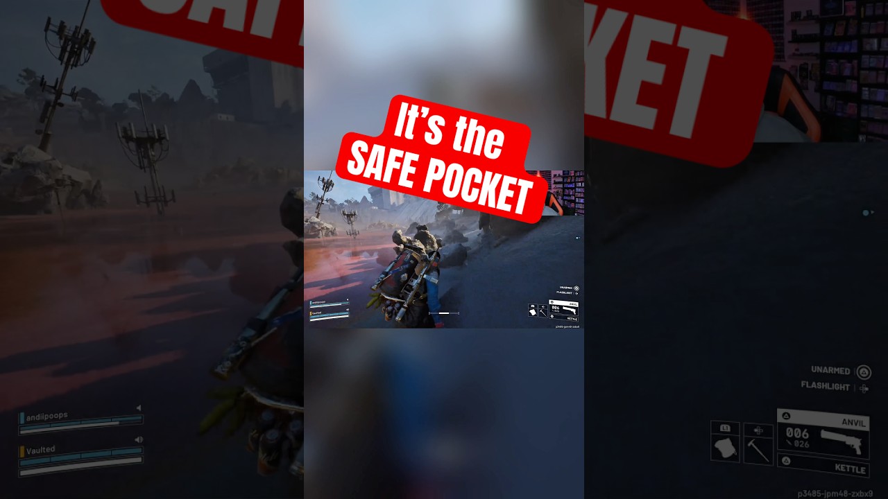 It&rsquo;s called the SAFE POCKET!😭 #arcraiders #gaming #live #livestream #livestreaming #funny #clips