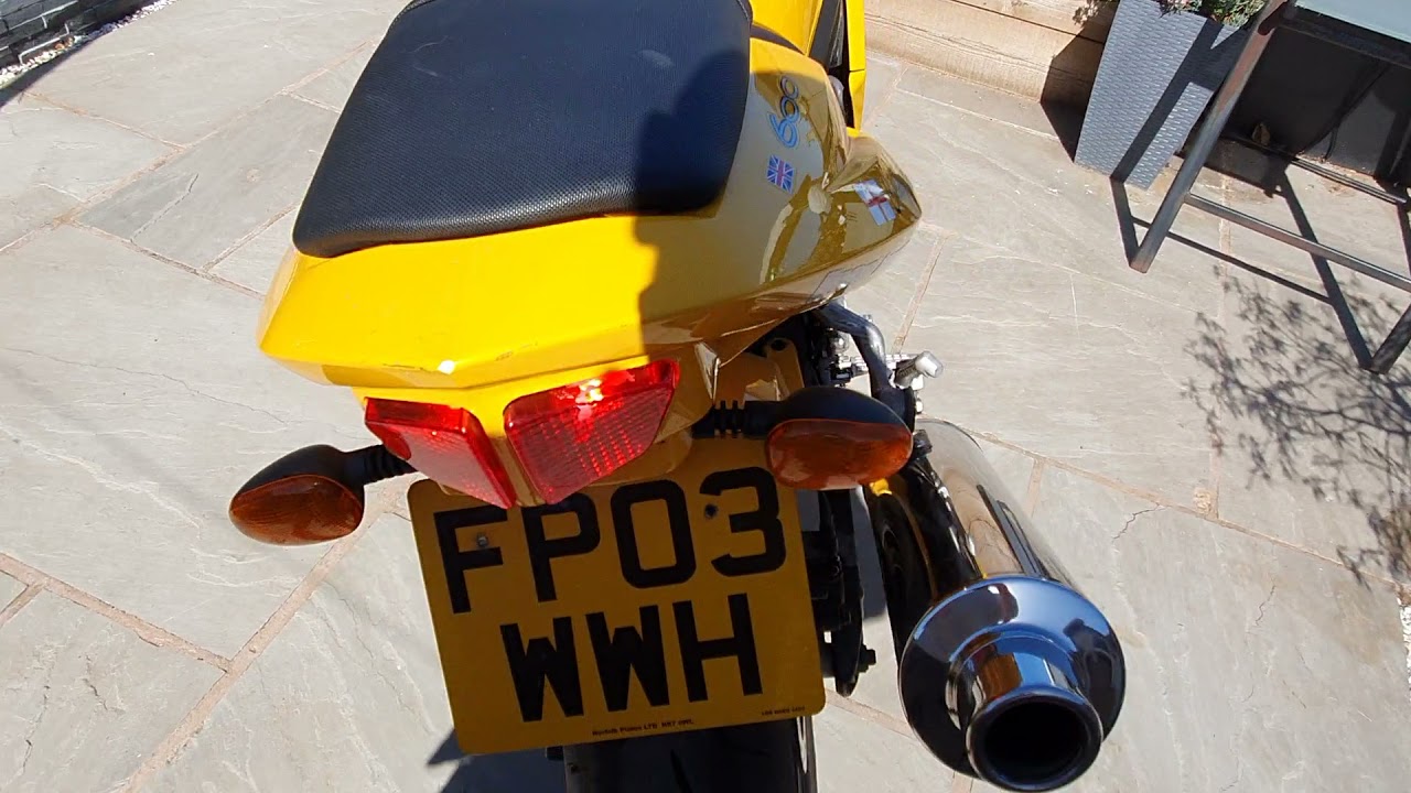 Triumph Daytona 600 cold start