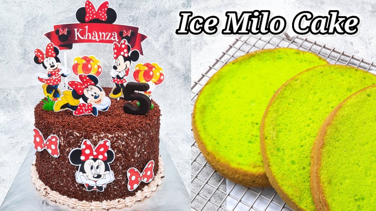 Ice Milo Cake | Semua pada Suka, Super Lembut dan Enak