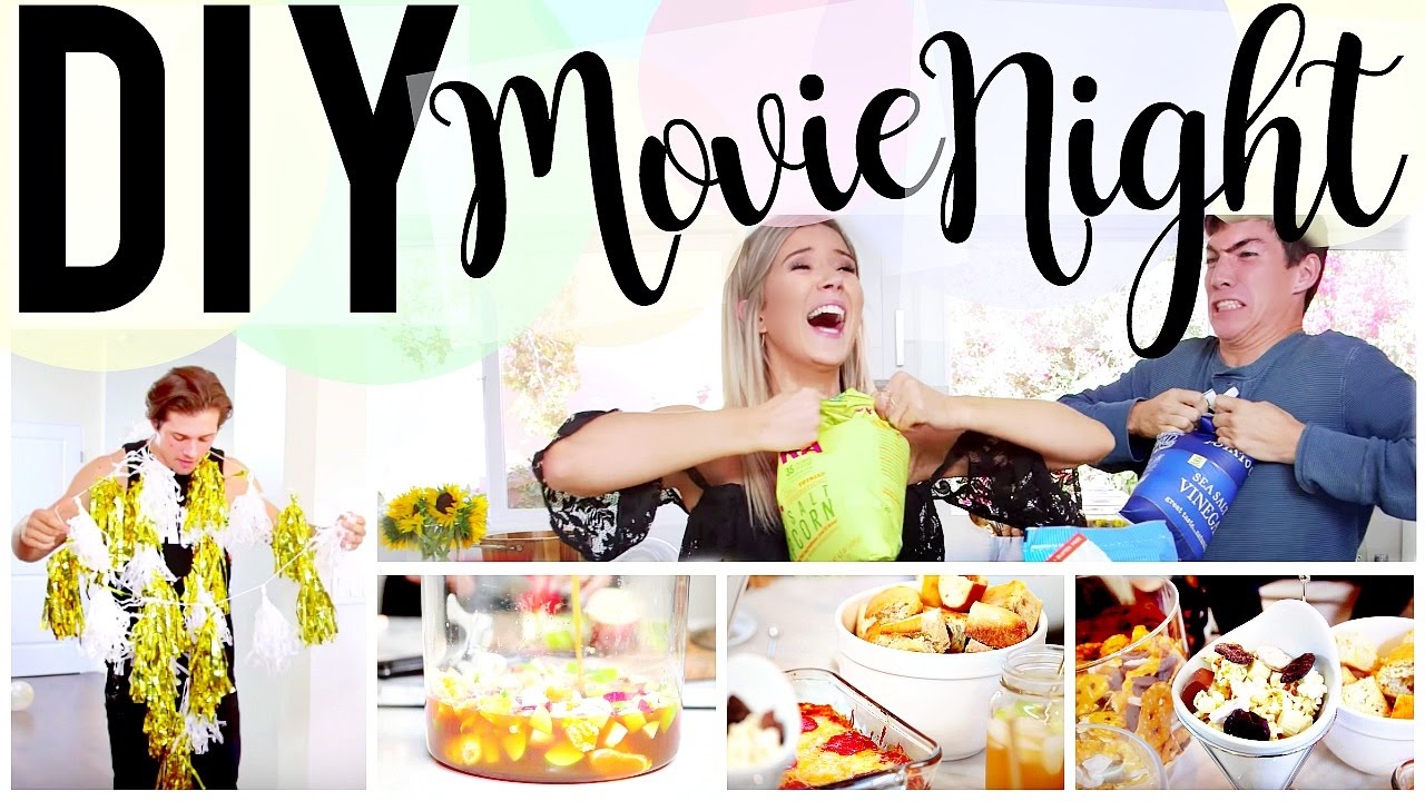 DIY MOVIE NIGHT: FOOD, DECOR & GAMES! | Meghan Rienks