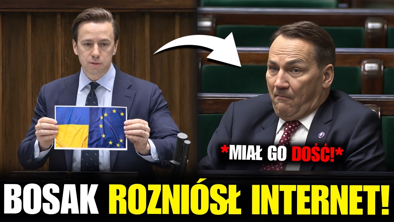 BOSAK ODKRYWA AFERĘ STULECIA PO EXPOSE Z UDZIAŁEM SIKORSKIEGO!