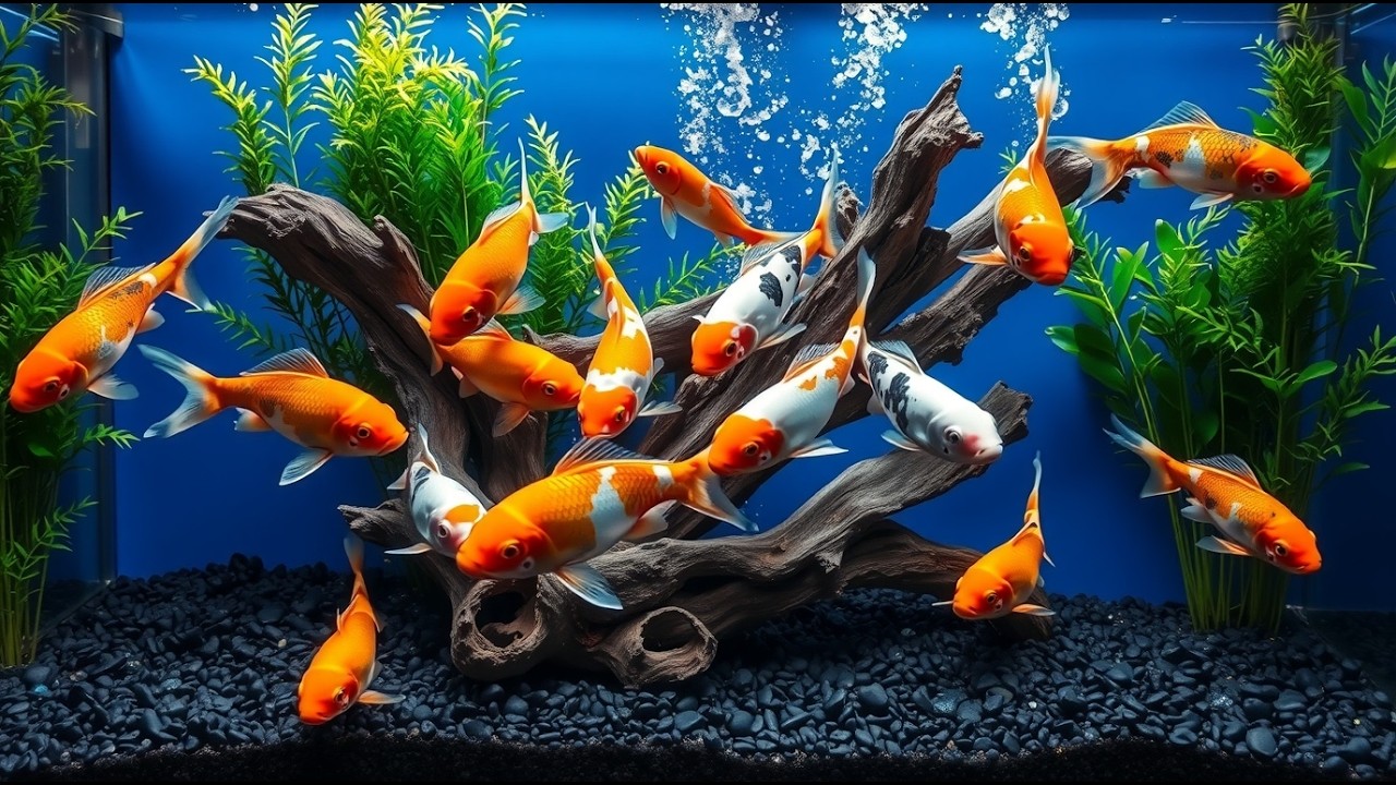 Aquarium Ambience & Fish Tank Sounds | Deep Relaxation Background