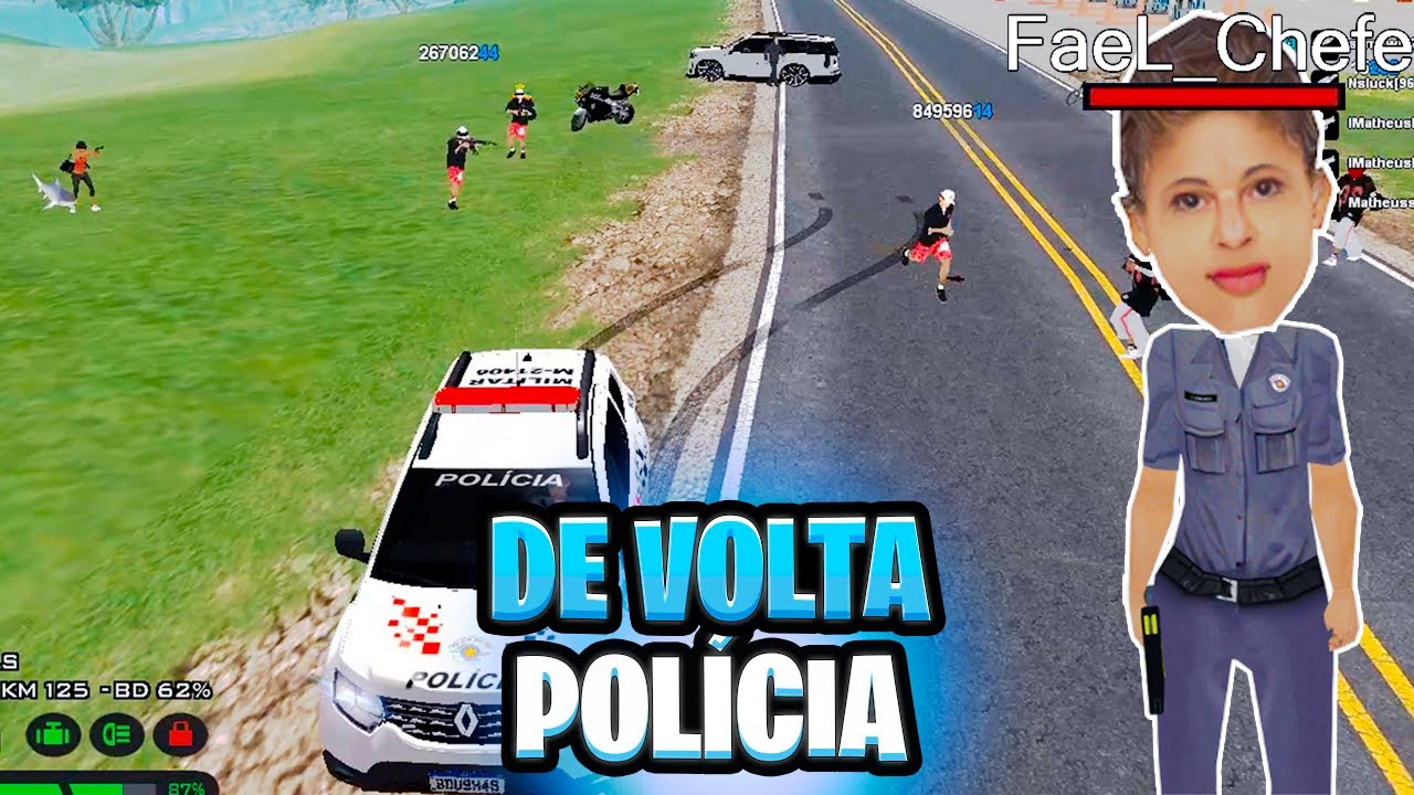 VOLTEI PARA POLÍCIA NO HZ1 e ENCONTREI UM BANDIDO CHORÃO - HORIZONTE RP - GTA SAMP