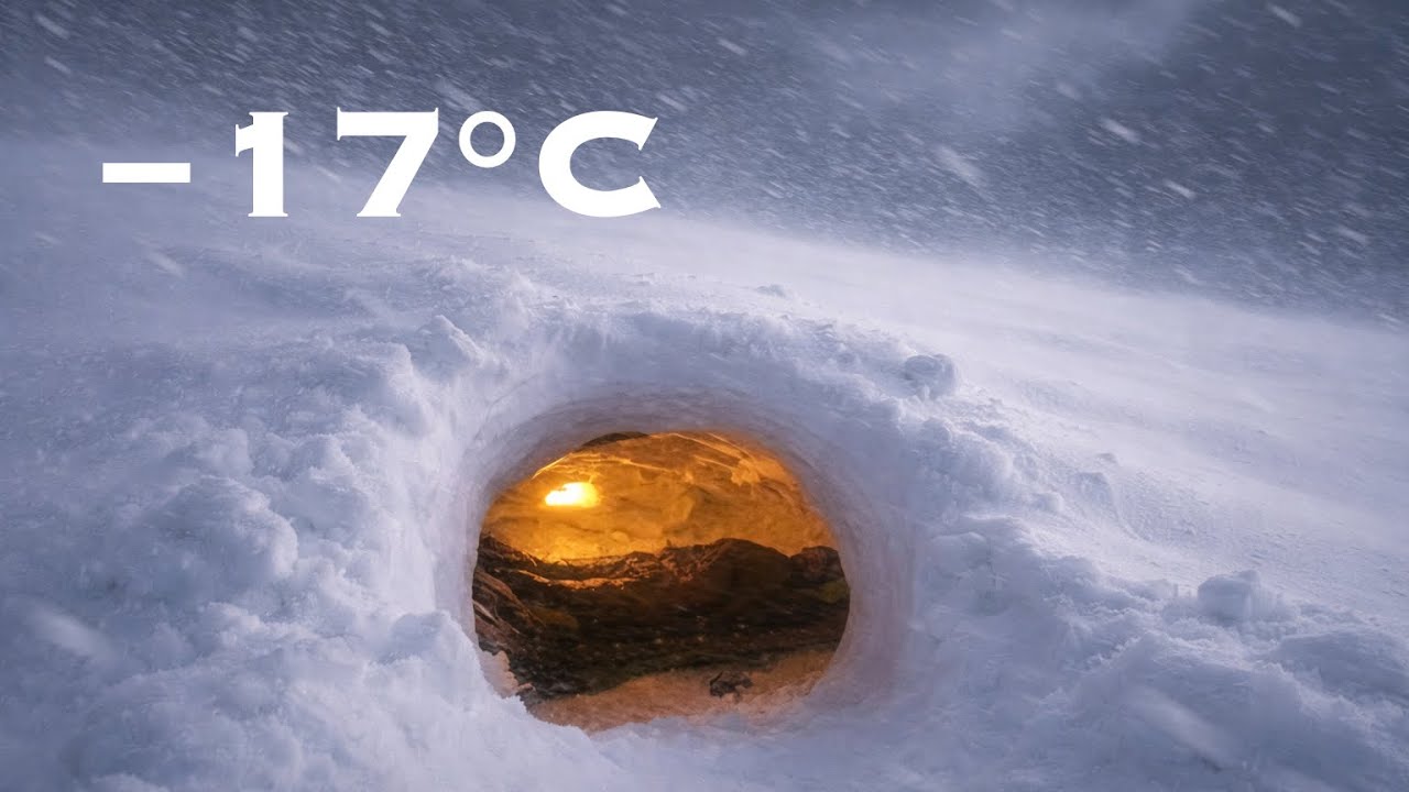 Surviving Inside the Snow for 3 Days at -17°C | Extreme Survival
