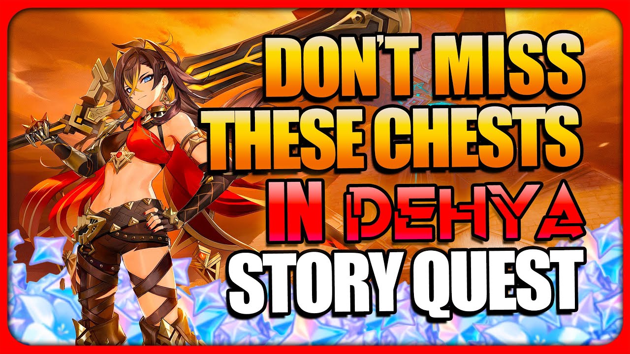 ALL 4 CHESTS IN DEHYA STORY QUEST DOMAIN + PUZZLE GUIDE (No Spoilers) | Genshin Impact 3.5