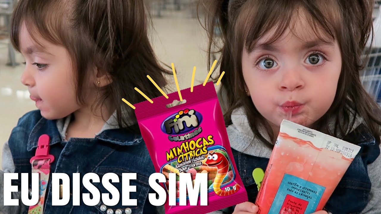 EU DISSE SIM PRA TUDO NO MERCADO | Jéssica e as Gêmeas