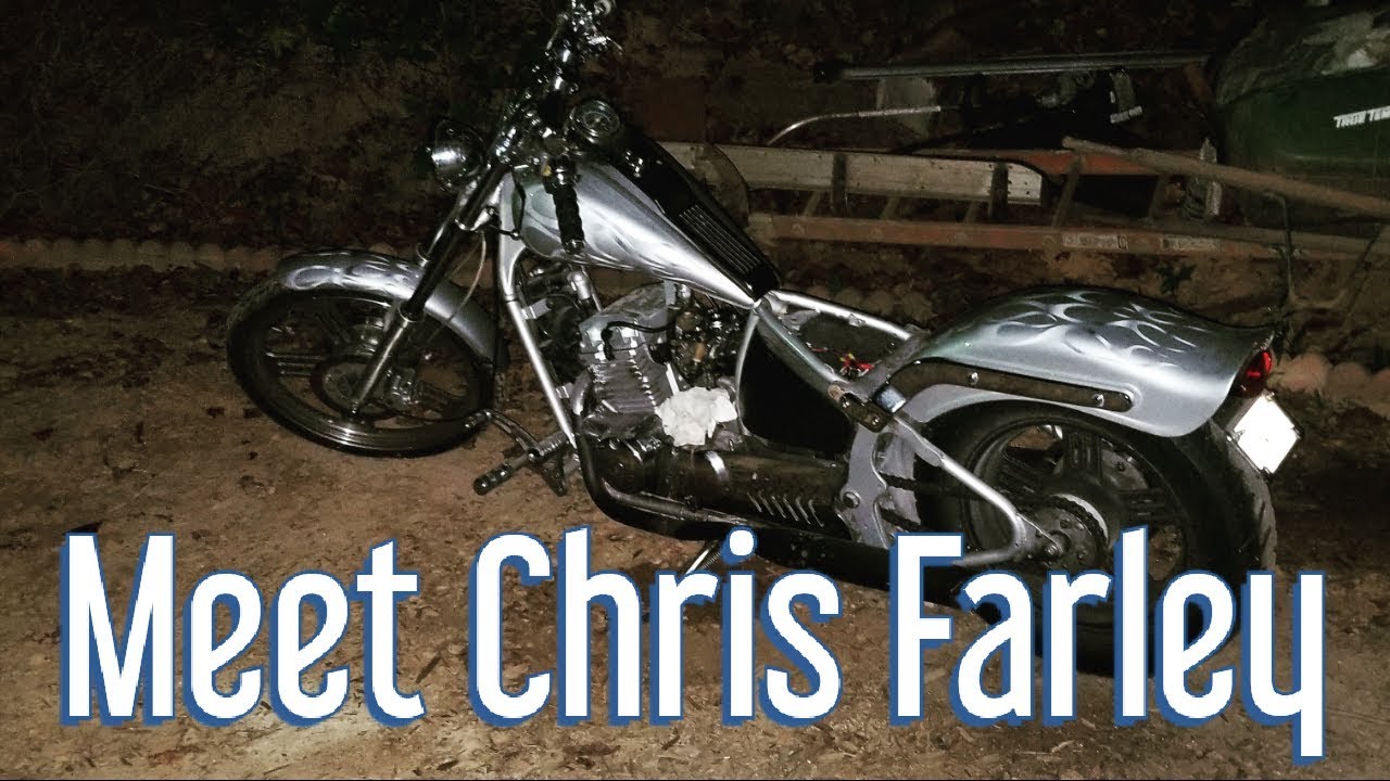 MEET CHRIS FARLEY (fake Harley) Johnny Pag Custom Street Bike