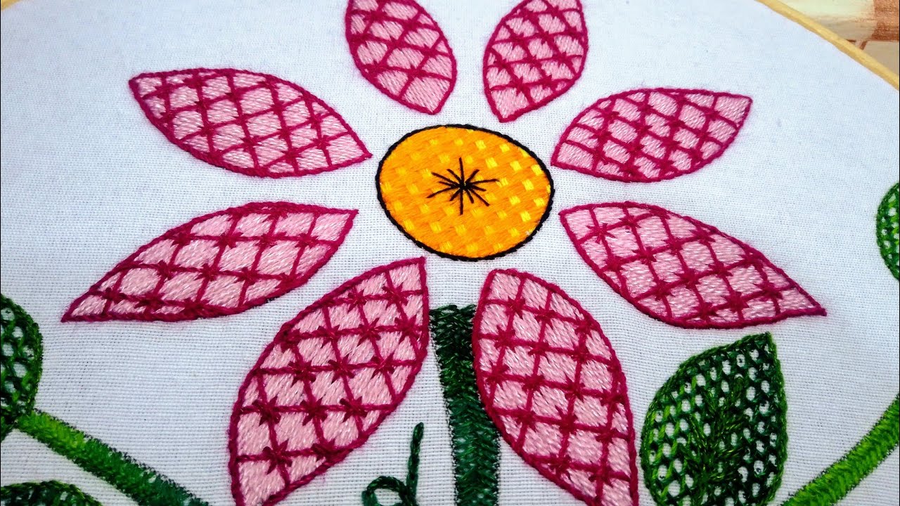 Flores bordadas!!!