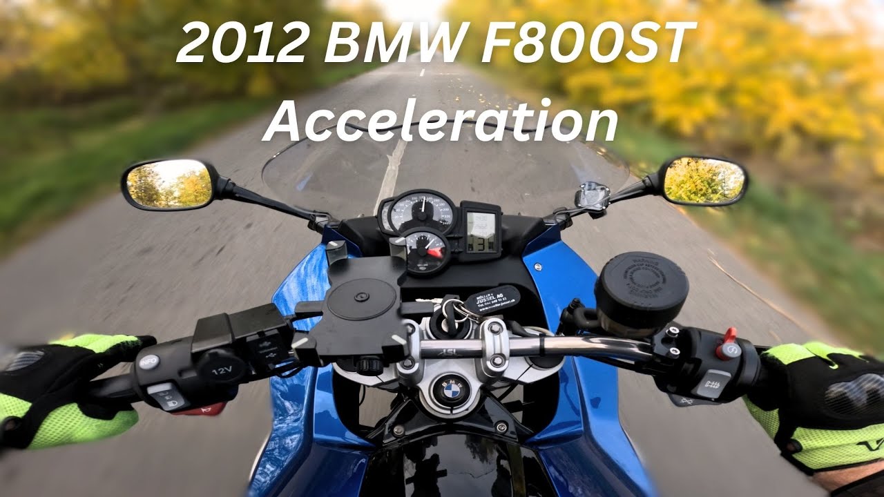 BMW F800ST Acceleration - 0-100km/h and 0-160km/h times