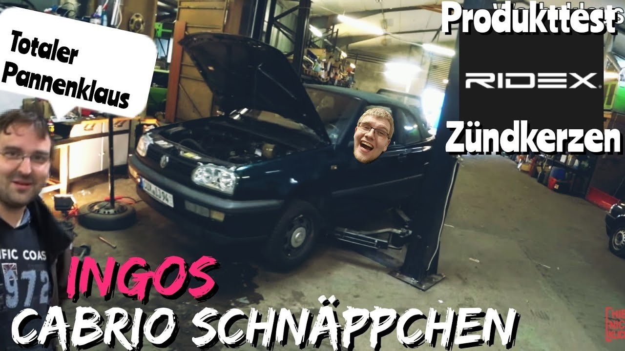 Wartungsstau sein Großvater! Golf 3 Cabrio Zahnriemenwechsel (Ob das gut geht?) & RIDEX Test