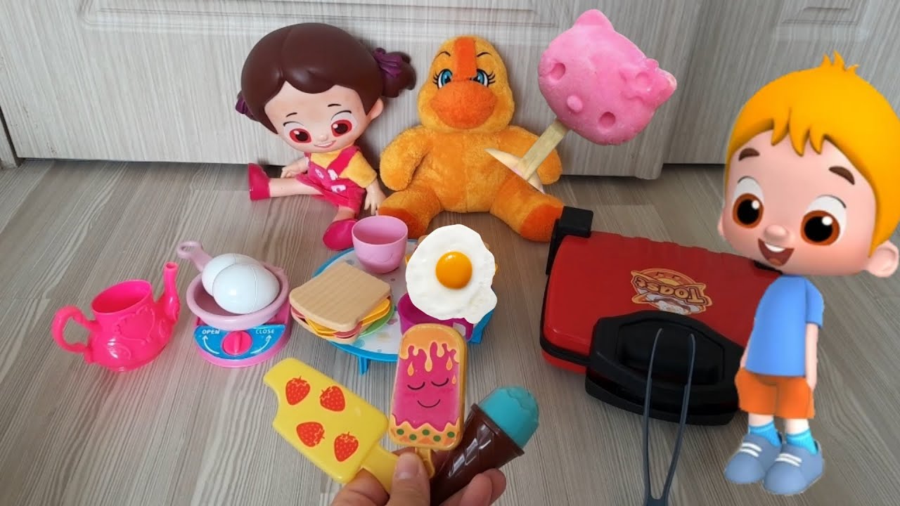 Defne ile oyun vakti,Niloya ve vakvak kahvaltı hazırlıyor