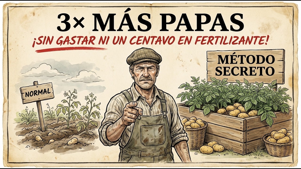 Los jardineros odian este truco: 3× más papas sin fertilizante