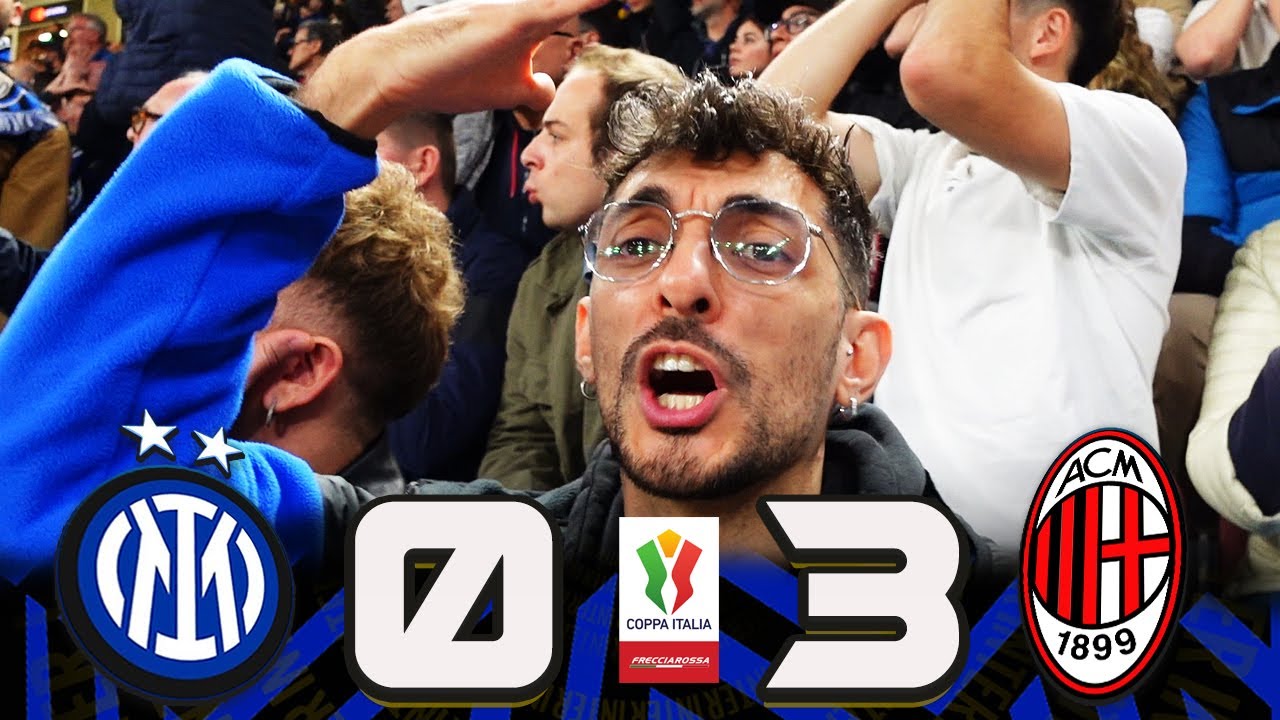 CI HANNO DISTRUTTI! INTER 0-3 MILAN | LIVE REACTION TIFOSI INTERISTI SAN SIRO | COPPA ITALIA 24/25