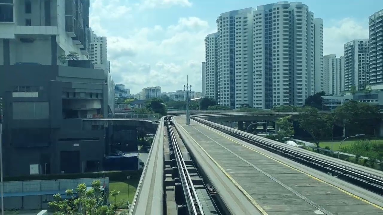 SMRT Bukit Panjang LRT Full journey on service B (not a hyperlapse)