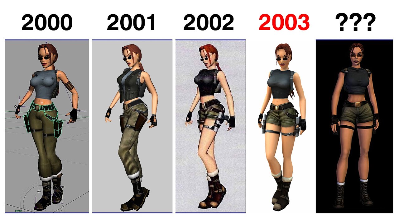 Tomb Raider AOD - Lara EVOLUTION (2000 - ????)
